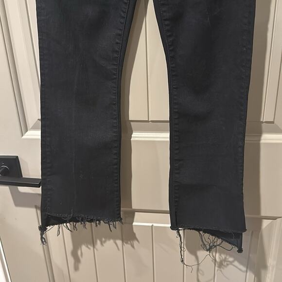 MOTHER Crop Step Fray Jeans Sz 26 - Picture 4 of 11